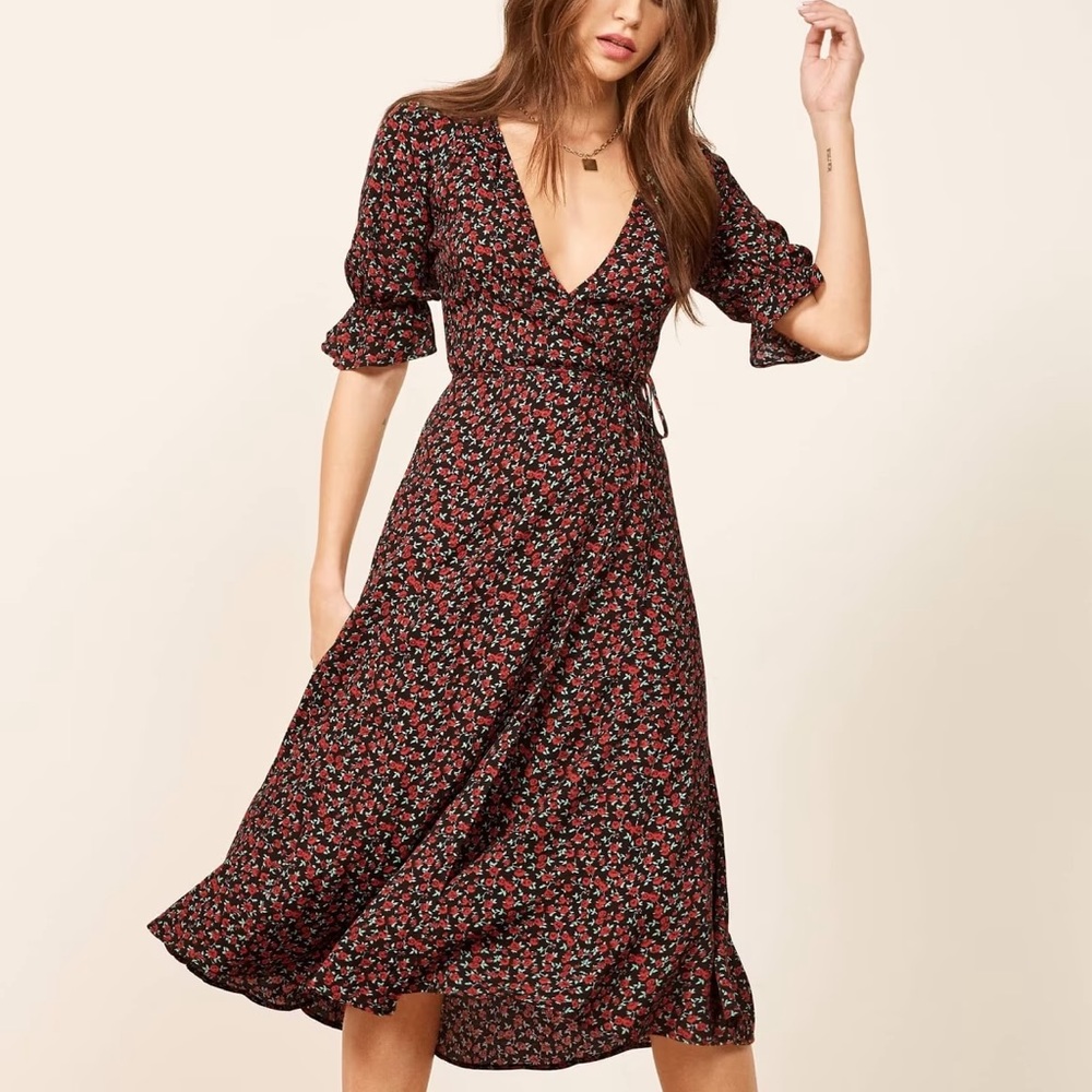 Reformation Judith Wrap Dress